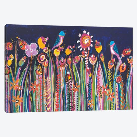 Pick Flowers Often Canvas Print #MUW11} by Melanie Sunshine Underwood Art Print