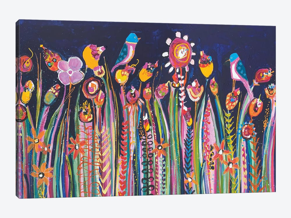 Pick Flowers Often by Melanie Sunshine Underwood 1-piece Canvas Print