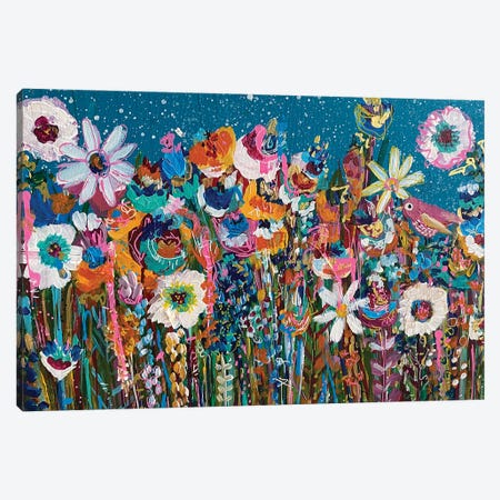 Wildflower Love Canvas Print #MUW1} by Melanie Sunshine Underwood Art Print