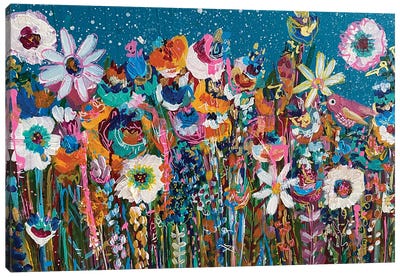 Wildflower Love Canvas Art Print - Melanie Sunshine Underwood