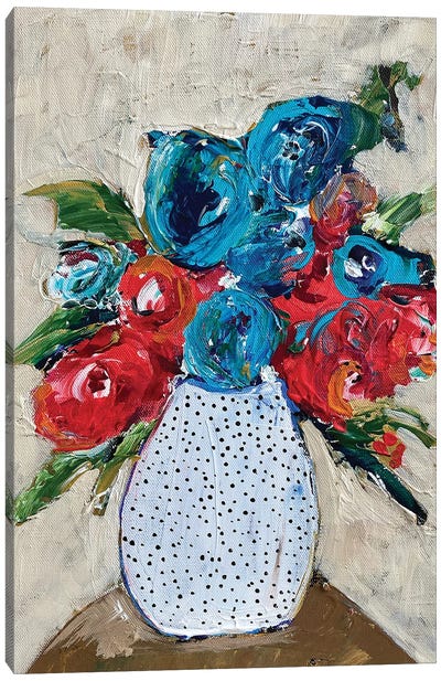 July Blooms Canvas Art Print - Melanie Sunshine Underwood