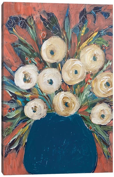 Spring Flowers Canvas Art Print - Melanie Sunshine Underwood