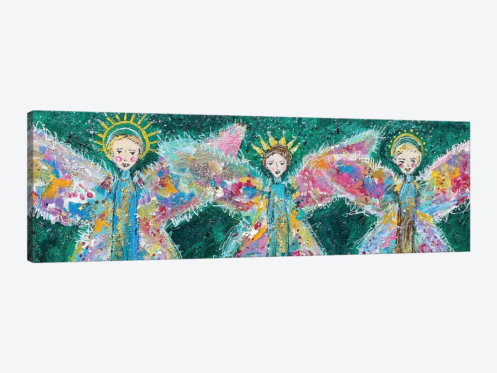 3 Angels by Melanie Sunshine Underwood 1-piece Art Print