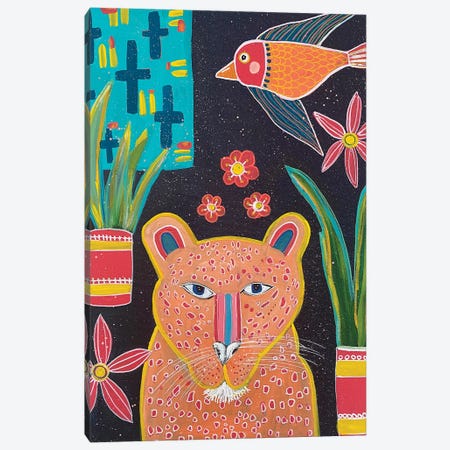 The Leopard Canvas Print #MUW46} by Melanie Sunshine Underwood Canvas Print
