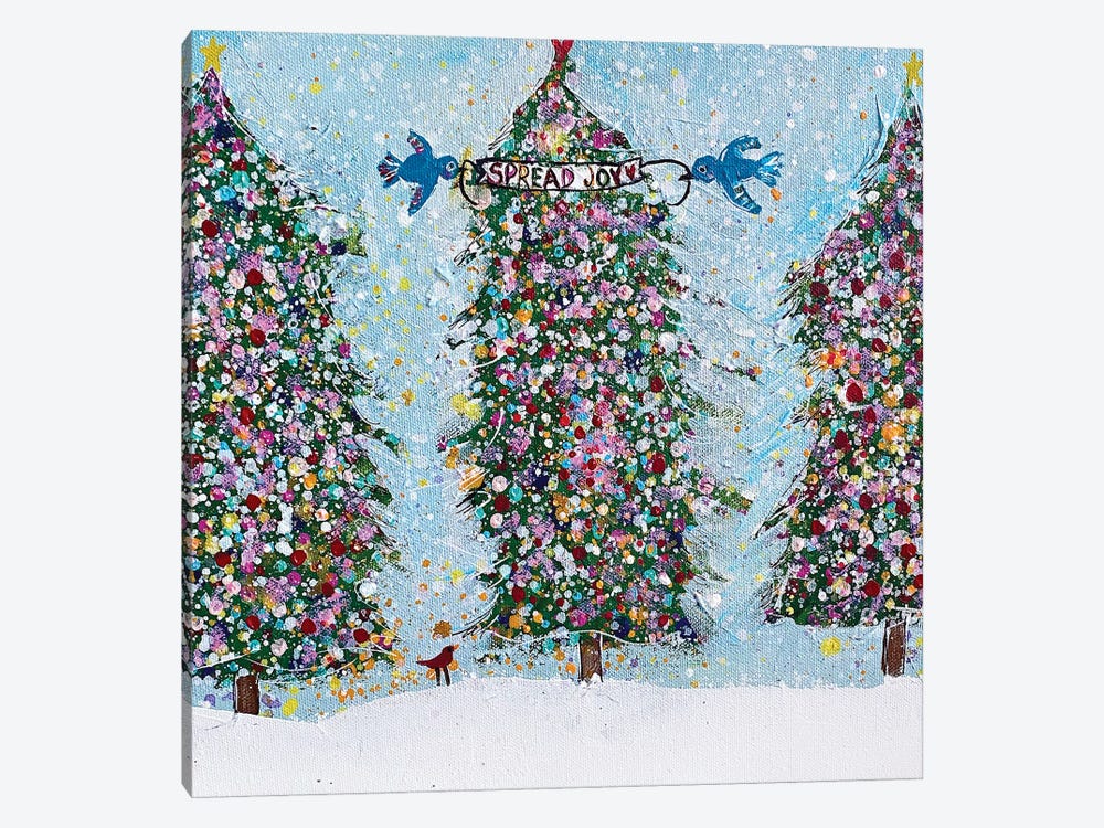 Christmas Trees by Melanie Sunshine Underwood 1-piece Art Print