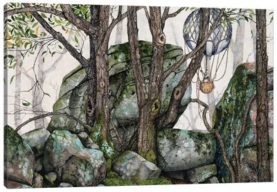 Wildwood Canvas Art Print - Moss
