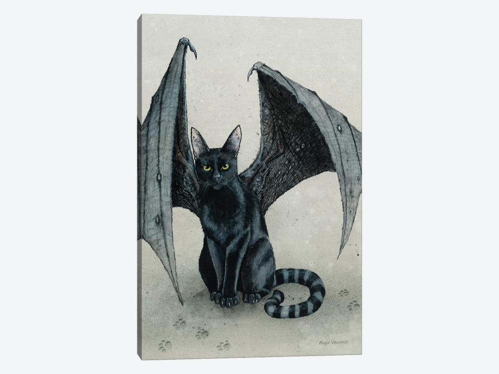 The City Battycat by Maggie Vandewalle 1-piece Canvas Art Print
