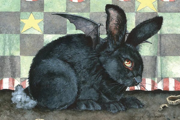 Bats: "Something wicked this way comes." by Maggie Vandewalle