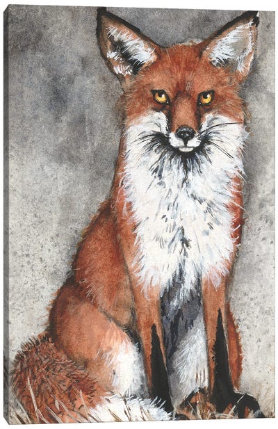 Foxy Canvas Art Print - Fox Art