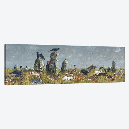 The Running Of The Hares Canvas Print #MVA129} by Maggie Vandewalle Art Print