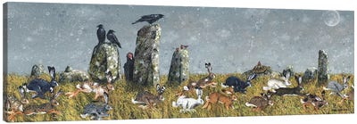 The Running Of The Hares Canvas Art Print - Maggie Vandewalle