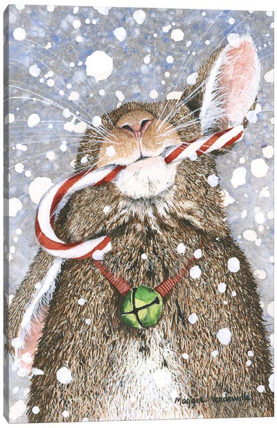 Glee Canvas Art Print - Christmas Animal Art
