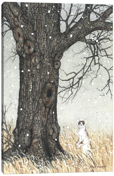 Almost Winter Canvas Art Print - Snow Art