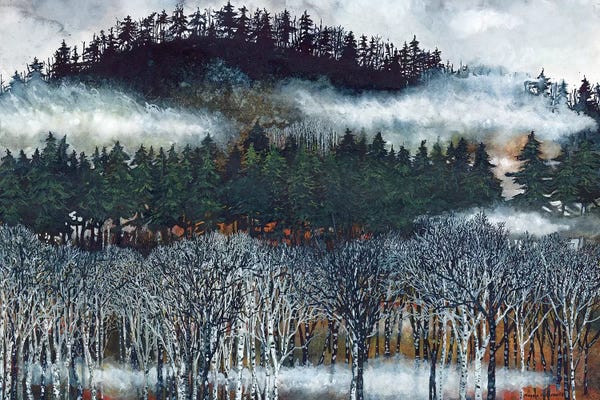 Intricate Watercolors: Brume II by Maggie Vandewalle