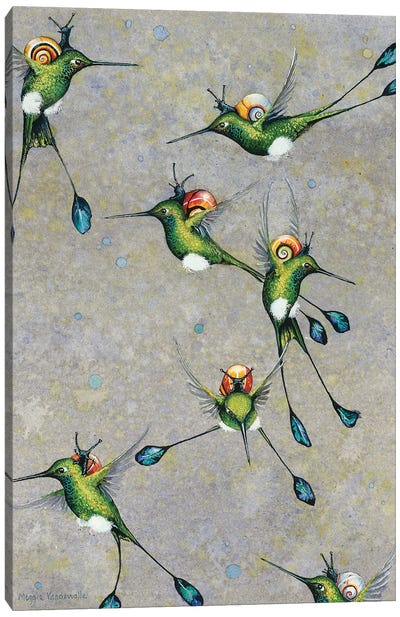 Travelers Canvas Art Print - Hummingbird Art