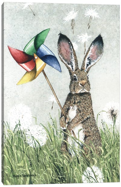 Mine Canvas Art Print - Rabbit Art