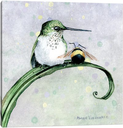 Camaradarie Canvas Art Print - Hummingbird Art