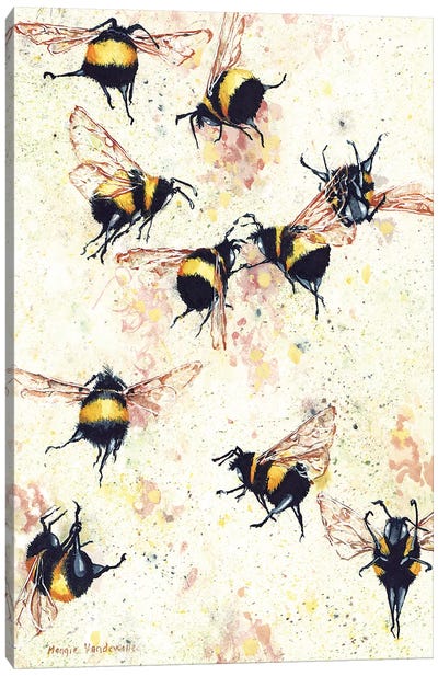 Fermented Canvas Art Print - Bee Art