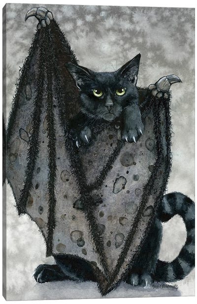 Furling Canvas Art Print - Cat Art