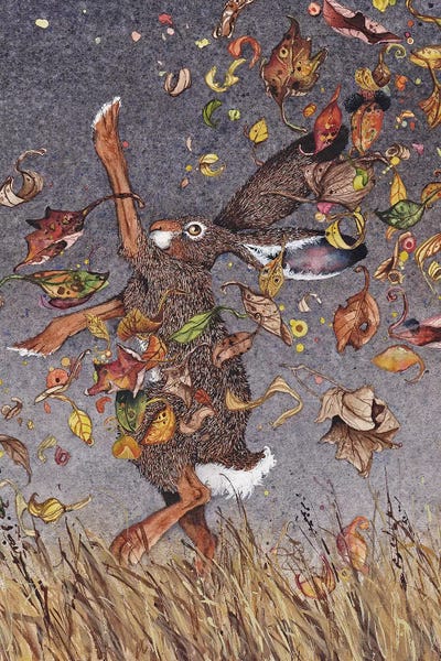 Rabbits: Happy Dance by Maggie Vandewalle