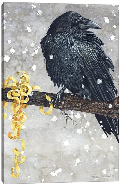 Tantalizing Canvas Art Print - Crow Art