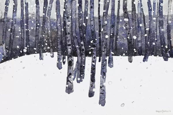 Winter Wonderland: Study In Blue by Maggie Vandewalle