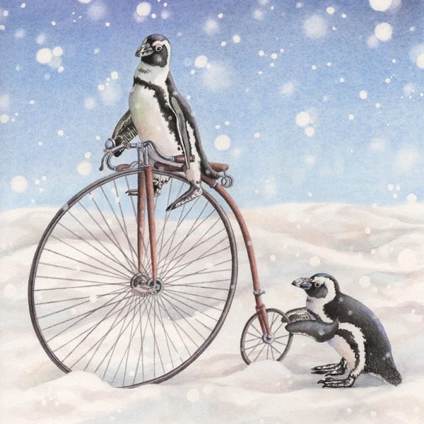 Penguins: Try New Things by Marvindale