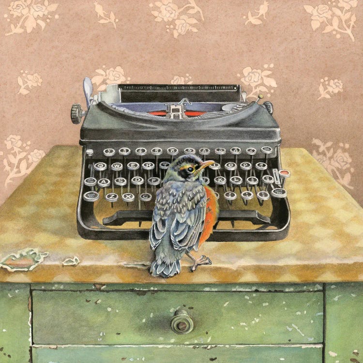 Word Bird by Marvindale wall art