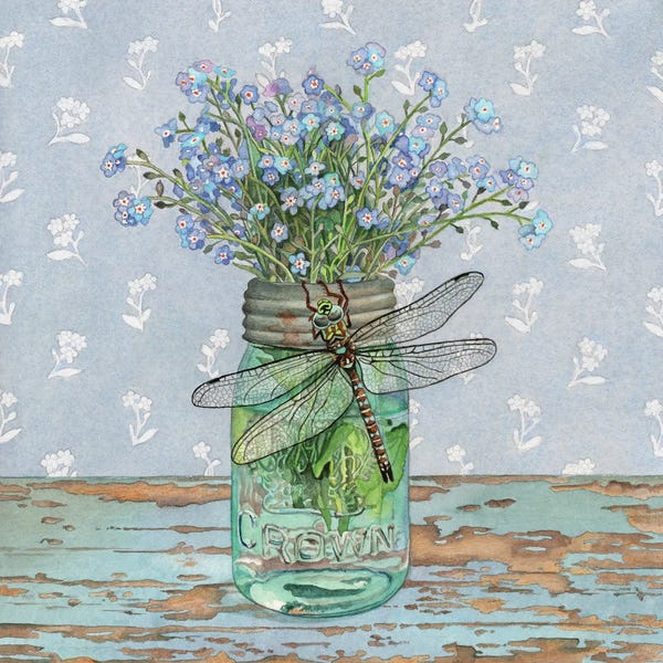 Dragonflies: Forget-Me-Not by Marvindale