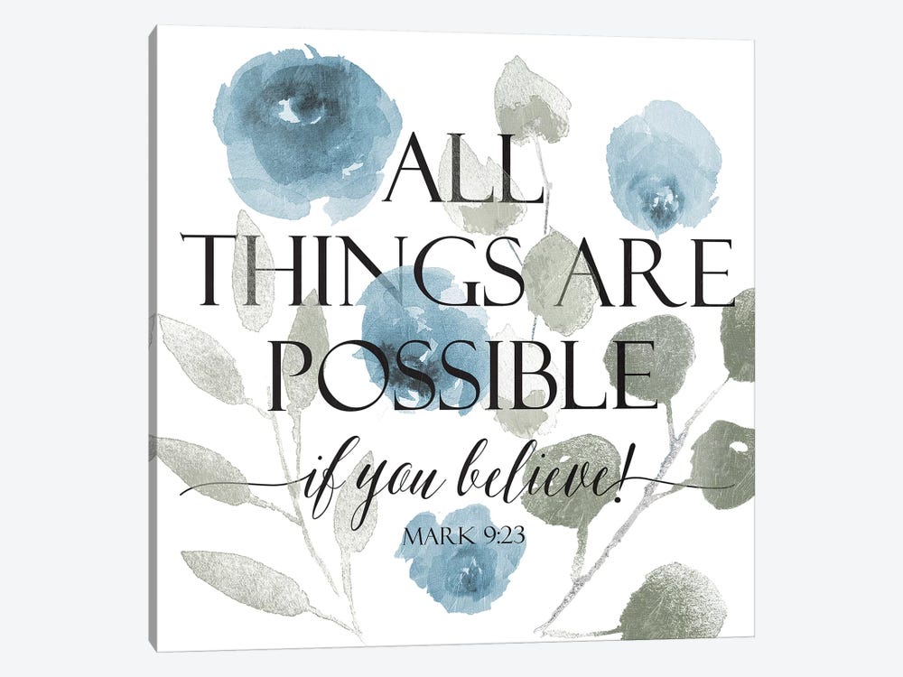 All Things by Milli Villa 1-piece Canvas Wall Art