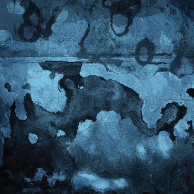 Burn Blue by Milli Villa framed canvas print