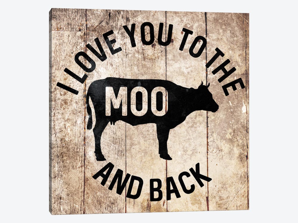 Moo And Back by Milli Villa 1-piece Art Print
