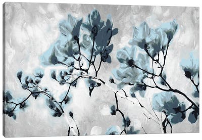 Blue Bloom Canvas Art Print