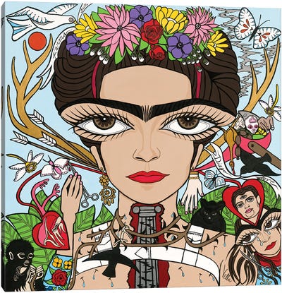 I Have Wings- Frida Kahlo Canvas Art Print