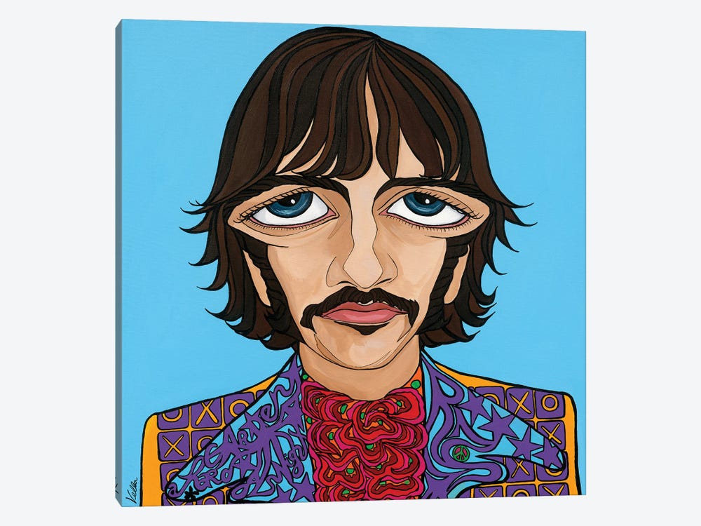 The Funny One- Ringo Starr by Michelle Vella 1-piece Canvas Artwork
