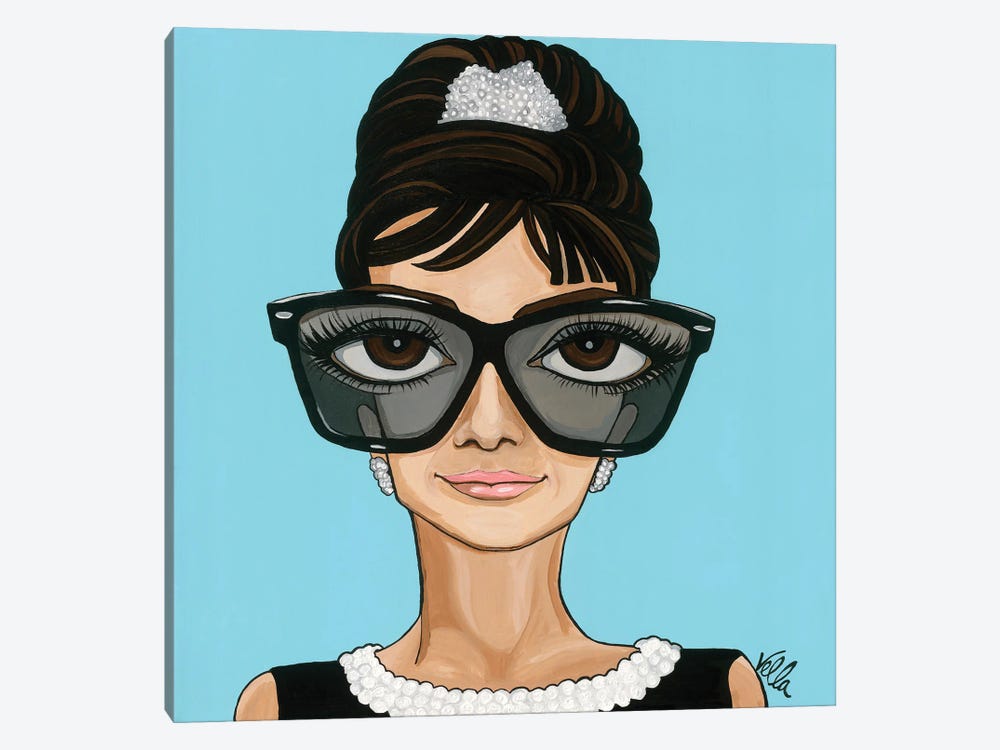 Audrey At Tiffany's by Michelle Vella 1-piece Art Print