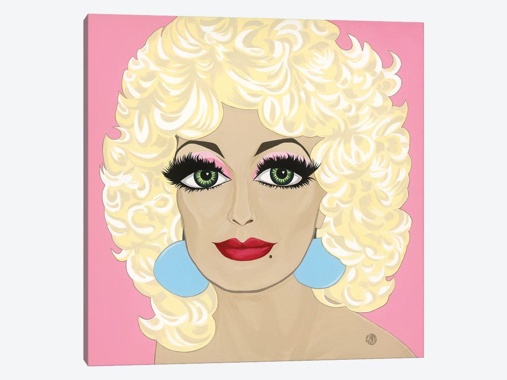 Dolly Love- Dolly Parton by Michelle Vella 1-piece Canvas Art