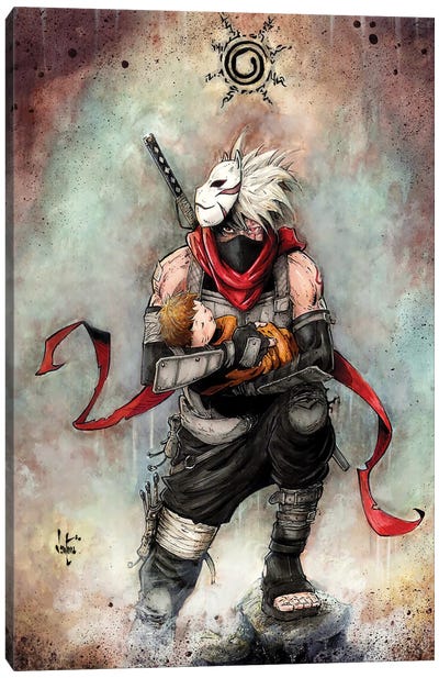 Kakashi Naruto Canvas Art Print - Asian Décor