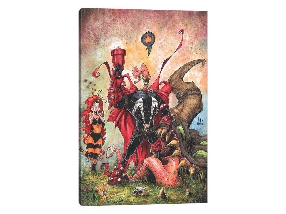 Earth Worm Spawn ( fantasy, Horror & sci-fi > Horror > Monsters art) - 26x18 in