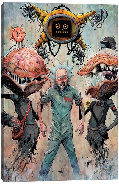 Rick Variant Canvas Art Print - Monster Art