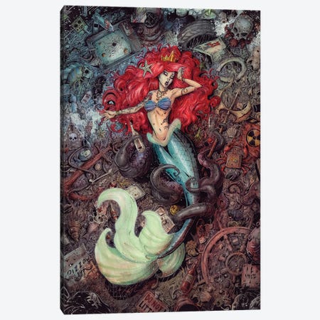 The End Of Ariel Canvas Print #MVN47} by Marcelo Ventura Canvas Wall Art