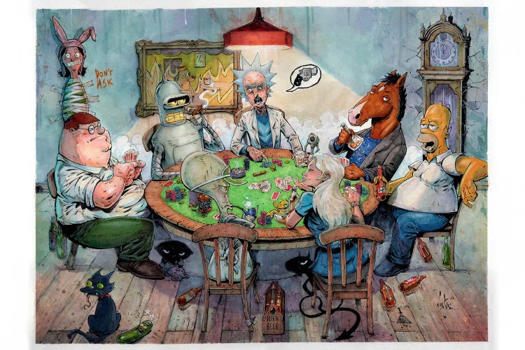 Dogs Playing Poker