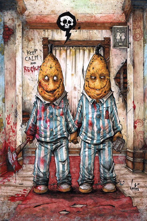 Bananas In pajamas by Marcelo Ventura wall art