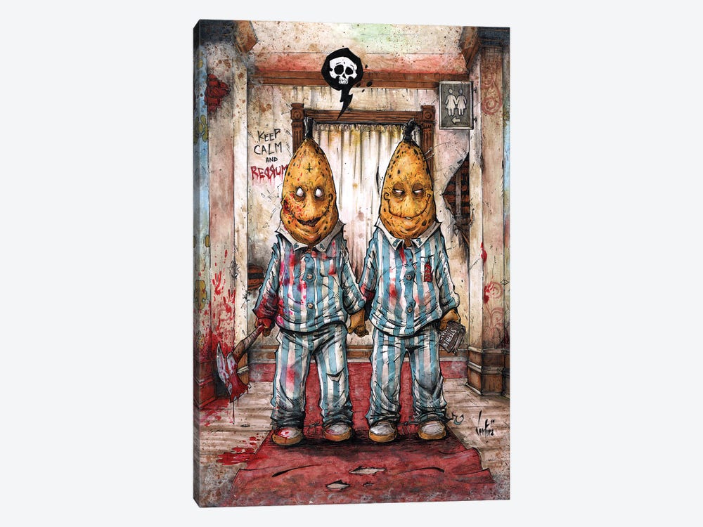Bananas In pajamas by Marcelo Ventura 1-piece Canvas Art Print