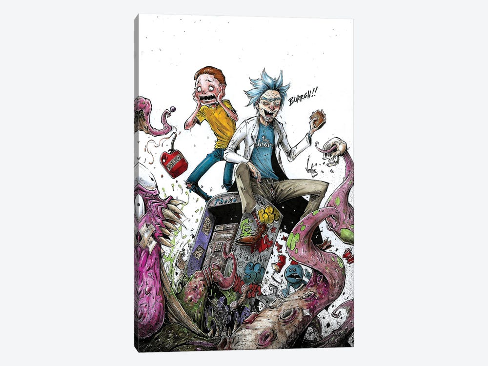 Rick And Morty by Marcelo Ventura 1-piece Canvas Wall Art
