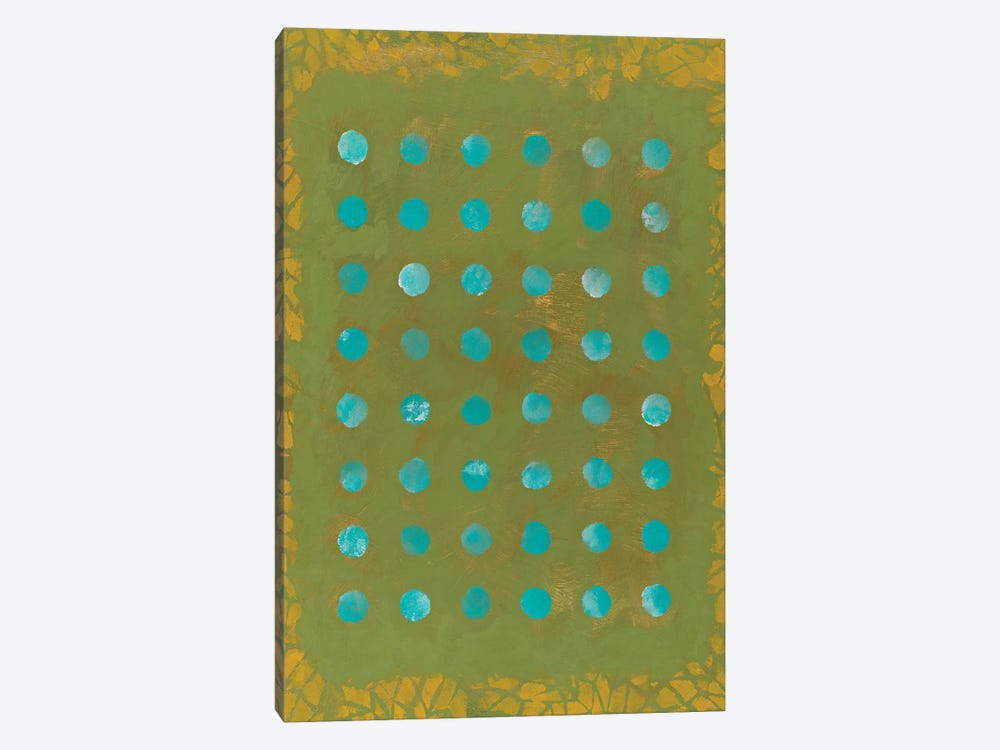 Green Dots by Marisol Evora 1-piece Art Print
