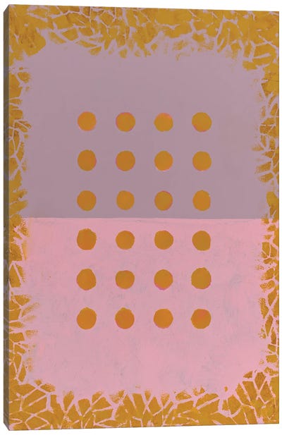 Verano Canvas Art Print - Polka Dot Patterns