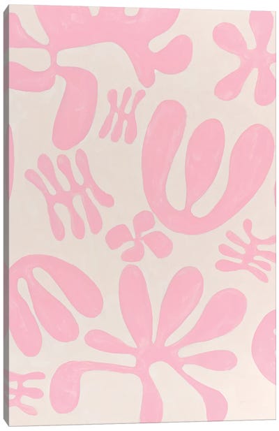Pink Love Canvas Art Print - All Things Matisse