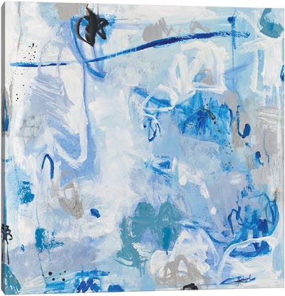 Blue Seduction Canvas Art Print - Marisol Evora