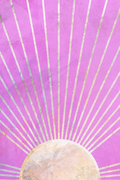 Barbie Pink Sunrise by Sarah Manovski metal wall art